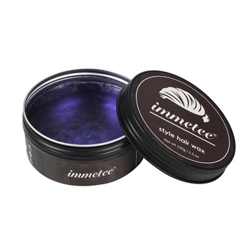 IMMETEE Hair Color Wax For Men&Women Hair Styling Dark Blue 120g Color Wax For Hair
IMMETEE Hair Color Wax For Men&Women Hair Styling Dark Blue 120g Color Wax For Hair