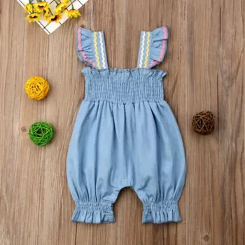 Cute Baby Girls Ruffle Overalls Pants Romper Blue Jumpsuit Outfit for Newborn Baby Girl Infant Children Clothes Kid Clothing
Cute Baby Girls Ruffle Overalls Pants Romper Blue Jumpsuit Outfit for Newborn Baby Girl Infant Children Clothes Kid Clothing