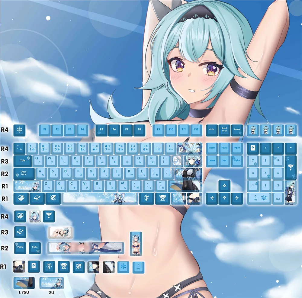 Genshin Impact Eula Keycap Keyboard Accessories Cool Man Fans Cosplay Gifts PBT Keys Mechanical Keyboard Cap Anime Keycaps
Genshin Impact Eula Keycap Keyboard Accessories Cool Man Fans Cosplay Gifts PBT Keys Mechanical Keyboard Cap Anime Keycaps