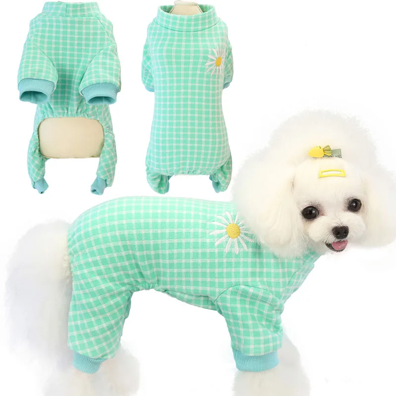 Plaid Dog Clothes Cat Dog Pajamas Daisy Pattern o-ncek Long Sleeve 4-legs Jumpsuit Pyjamas Overalls For Small Dogs Chihuahua XXL
Plaid Dog Clothes Cat Dog Pajamas Daisy Pattern o-ncek Long Sleeve 4-legs Jumpsuit Pyjamas Overalls For Small Dogs Chihuahua XXL