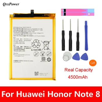 QrxPower Replacement Battery 4500mAh HB3872A5ECW For Huawei Honor Note 8 Note8 EDI-DL00 EDI-AL10 Smart Mobile Phone
QrxPower Replacement Battery 4500mAh HB3872A5ECW For Huawei Honor Note 8 Note8 EDI-DL00 EDI-AL10 Smart Mobile Phone