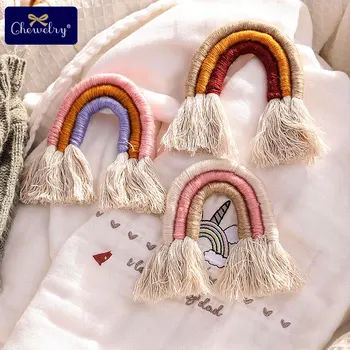 1pc Baby Toys Rainbow Handmade Weaving Ornament Nordic Simple Kid Room Wall Decoration Hanging Home Decoration Children Products
1pc Baby Toys Rainbow Handmade Weaving Ornament Nordic Simple Kid Room Wall Decoration Hanging Home Decoration Children Products