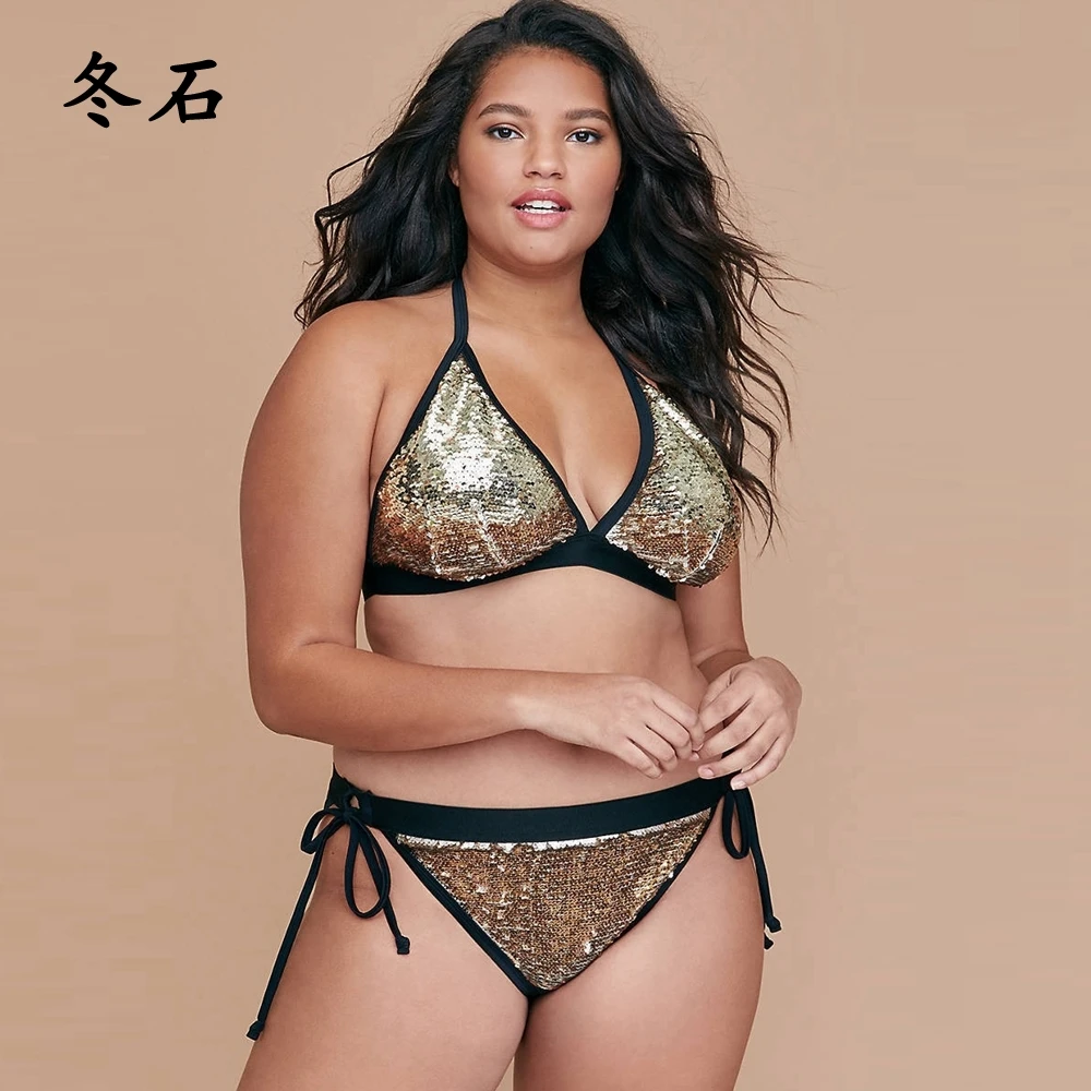 Plus Size Sequins Bikini Micro Swimsuit Shiny Bikini Push Up Swimwear Bathing Suit Strappy Swimsuit Bandage Bikinis Women
Plus Size Sequins Bikini Micro Swimsuit Shiny Bikini Push Up Swimwear Bathing Suit Strappy Swimsuit Bandage Bikinis Women