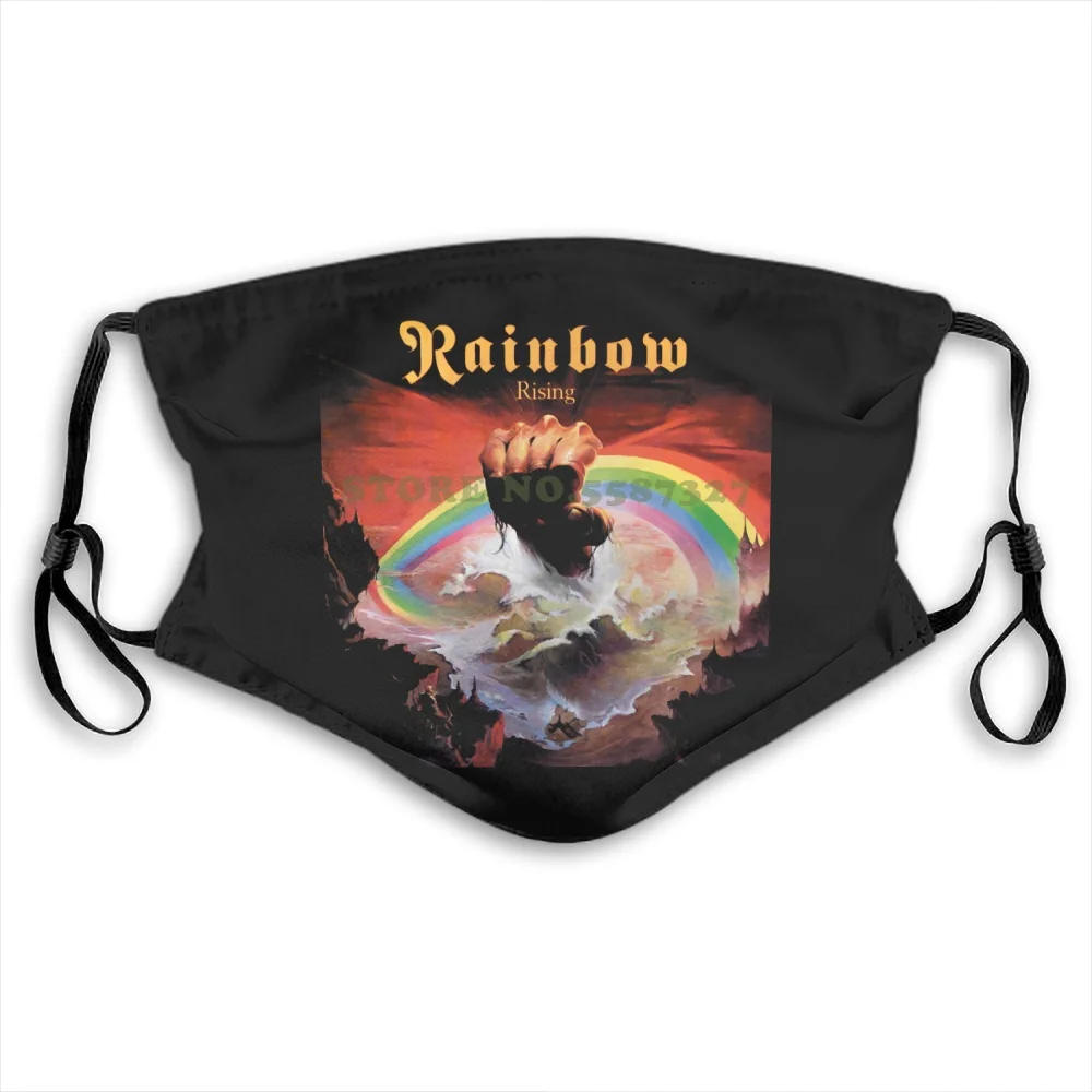 New Cotton Short-Sleeve Rainbow Rising Rock N Roll Heavy Metal Music Band Summer Hot Sale mask Face Masks
New Cotton Short-Sleeve Rainbow Rising Rock N Roll Heavy Metal Music Band Summer Hot Sale mask Face Masks