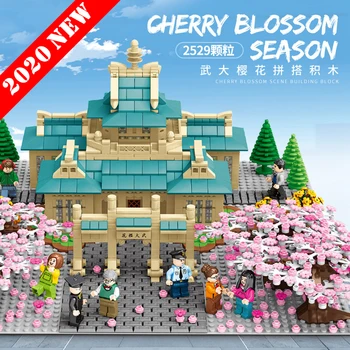 601079 City Street View Cherry Blossom Seasontree House Flower Building Block Architecture Model Brick Toy for Children
601079 City Street View Cherry Blossom Seasontree House Flower Building Block Architecture Model Brick Toy for Children