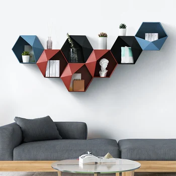 Wall-mounted Storage Box Home Decoration Storage Rack Simple Hexagonal Storage Bookshelf Vase Shelf Room Office Decoration
Wall-mounted Storage Box Home Decoration Storage Rack Simple Hexagonal Storage Bookshelf Vase Shelf Room Office Decoration