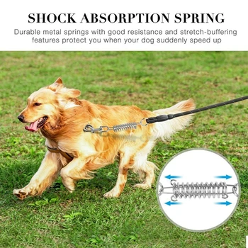 Dog Leash Reflective Comfort pet Lead spring Explosion-proof Round Rope Nylon Leashes Traction for Medium Large Dogs
Dog Leash Reflective Comfort pet Lead spring Explosion-proof Round Rope Nylon Leashes Traction for Medium Large Dogs
