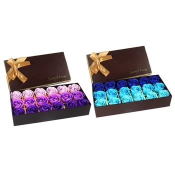 36 Pcs Creative Gradient Simulation Rose Soap Flower, 18 Pcs Purple & 18 Pcs Blue
36 Pcs Creative Gradient Simulation Rose Soap Flower, 18 Pcs Purple & 18 Pcs Blue