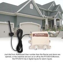 2g 3g gsm portão abridor interruptor do relé rtu5024 controle de acesso remoto telefone agitação da porta abertura função abridor sem fio(China)