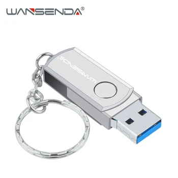 WANSENDA Metal USB Flash Drive Swivel Pen Drive 8GB 16GB 32GB 64GB 128GB 256GB High Speed USB Stick 3.0 Pendrive with Key Chain
WANSENDA Metal USB Flash Drive Swivel Pen Drive 8GB 16GB 32GB 64GB 128GB 256GB High Speed USB Stick 3.0 Pendrive with Key Chain
