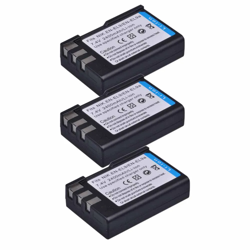 2400mAh EN-EL9 EN-EL9a ENEL9 ENEL9a EN EL9 Battery for Nikon D40 D40X D60 D3000 D5000 Digital Camera
2400mAh EN-EL9 EN-EL9a ENEL9 ENEL9a EN EL9 Battery for Nikon D40 D40X D60 D3000 D5000 Digital Camera