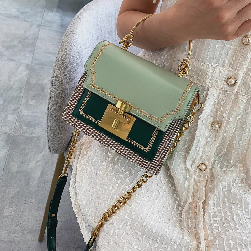 Exceed Fire Senior Feel Satchel Woman Colour Matching Small Square All-match Tide Chain Oblique
Exceed Fire Senior Feel Satchel Woman Colour Matching Small Square All-match Tide Chain Oblique
