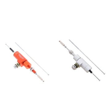 2pcs Aluminum , Hydraulic Clutch, Brake Pump, M10x1.25mm, for Motorcycle Dirt Bikes, Silver+Orange
2pcs Aluminum , Hydraulic Clutch, Brake Pump, M10x1.25mm, for Motorcycle Dirt Bikes, Silver+Orange