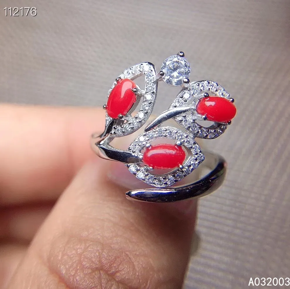 KJJEAXCMY Fine Jewelry 925 Sterling Silver Inlaid Natural Red Coral New Female Ring Luxury Support Detection
KJJEAXCMY Fine Jewelry 925 Sterling Silver Inlaid Natural Red Coral New Female Ring Luxury Support Detection