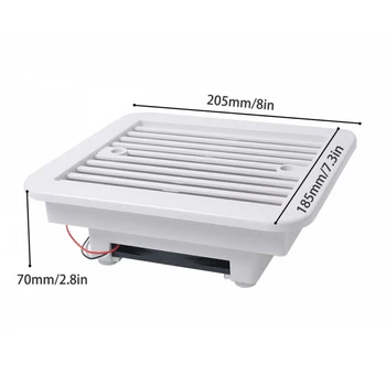 12V Ventilation fan Accessory Exhaust Fan White For RV Caravan Truck Replace 
12V Ventilation fan Accessory Exhaust Fan White For RV Caravan Truck Replace