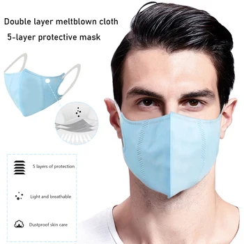 5Pcs/Pack Disposable Mask 3 Layers Protection Dustproof Facial Cover Masks Maldehyde Prevent Bacteria Adult Protective Masks
5Pcs/Pack Disposable Mask 3 Layers Protection Dustproof Facial Cover Masks Maldehyde Prevent Bacteria Adult Protective Masks