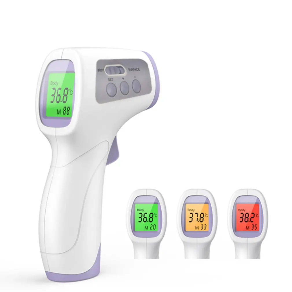 Genuine Non-contact Forehead Temperature Gun Handheld Digital Portable Infrared body Thermometer Tools Hand-held Temperature
Genuine Non-contact Forehead Temperature Gun Handheld Digital Portable Infrared body Thermometer Tools Hand-held Temperature