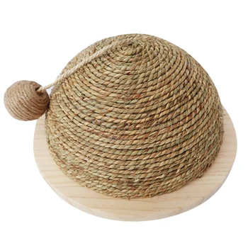 ular Cat Toy Wooden Bottom Plate Straw Semi-Circular Grinding Claw Ball Cat Toy Climbing Frame Cat Toy with Sisal Hanging Bal
ular Cat Toy Wooden Bottom Plate Straw Semi-Circular Grinding Claw Ball Cat Toy Climbing Frame Cat Toy with Sisal Hanging Bal
