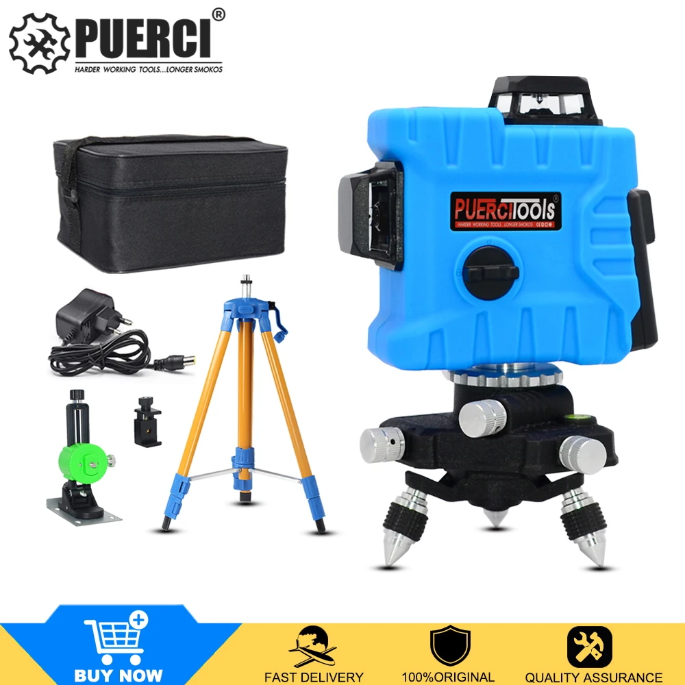 12 Lines 3D Laser Level P7 Self-Leveling 360 Horizontal And Vertical Cross Super Powerful green Laser Beam
12 Lines 3D Laser Level P7 Self-Leveling 360 Horizontal And Vertical Cross Super Powerful green Laser Beam
