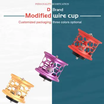 Spare Spool Line Cup D Brand Honeycomb Full Metal Ultralight Spool Wire Cup Additional Spool Replacement On For Fishing Reel 
Spare Spool Line Cup D Brand Honeycomb Full Metal Ultralight Spool Wire Cup Additional Spool Replacement On For Fishing Reel