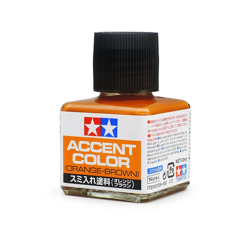 

Tamiya 87209 Panel Line Figure Accent Color Orange-Brown 40ml for Model Hobby Modeling Paint,Random Packaging