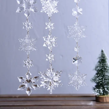 Christmas Room Window Decoration Christmas Tree Decoration Strip Transparent Snowflake Chain
Christmas Room Window Decoration Christmas Tree Decoration Strip Transparent Snowflake Chain