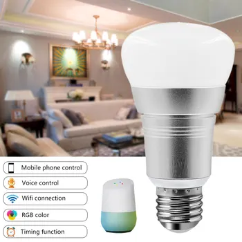 With Alexa APP Control Bayonet Cap Bedroom Living Room Energy Saving LED Bulb Aluminum White WIFI Smart Dimmable Intelligent
With Alexa APP Control Bayonet Cap Bedroom Living Room Energy Saving LED Bulb Aluminum White WIFI Smart Dimmable Intelligent
