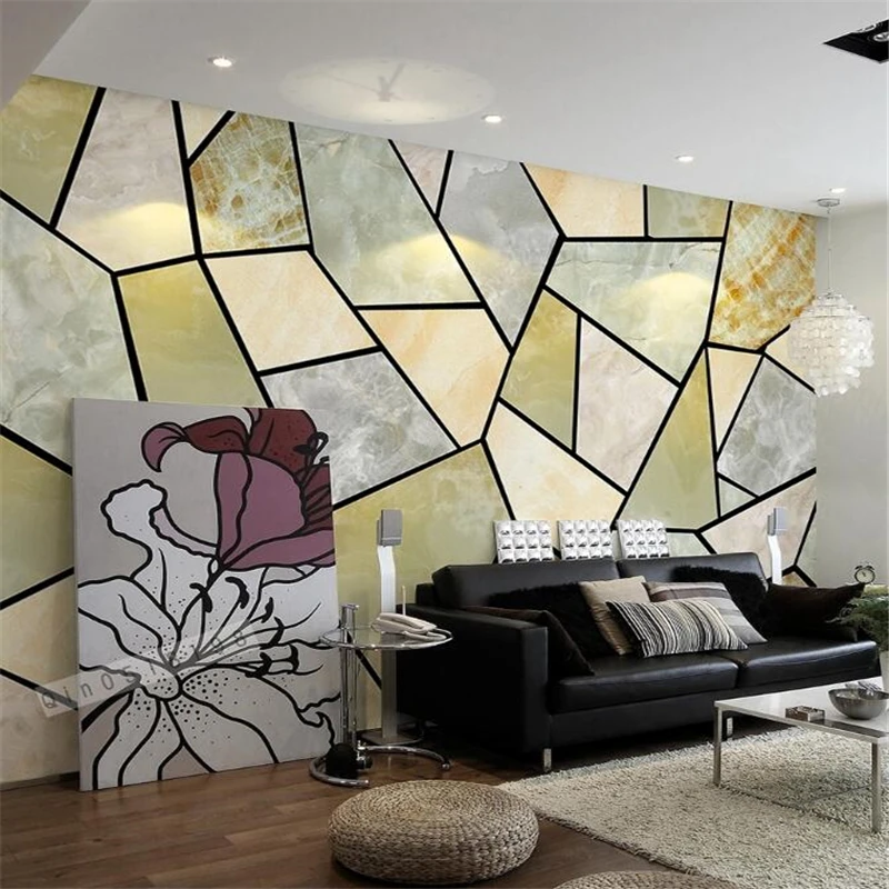 mural Custom wallpaper Minimalist geometric lines Modern minimalist marble TV backdrop photo wallpaper papel pared
mural Custom wallpaper Minimalist geometric lines Modern minimalist marble TV backdrop photo wallpaper papel pared