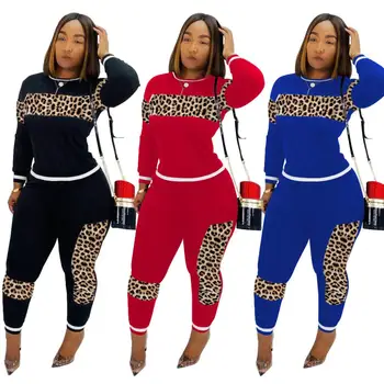 2Pcs Women Solid Color Stitching Leopard Print O Neck Blouse Pants Outfits Hippie Design High Waist Women Fashion Autumn Sets
2Pcs Women Solid Color Stitching Leopard Print O Neck Blouse Pants Outfits Hippie Design High Waist Women Fashion Autumn Sets