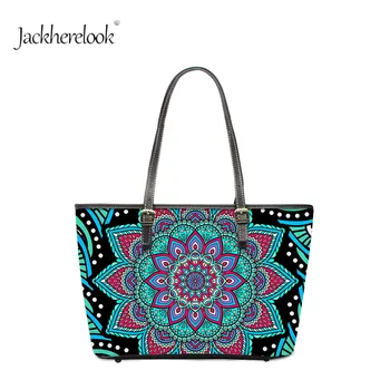 Jackherelook 3D Colorful Mandala Flowers Ladies Shoulder Handle Tops Leather Bag Female Zipper Casual Tote Large Capacity Bolsa
Jackherelook 3D Colorful Mandala Flowers Ladies Shoulder Handle Tops Leather Bag Female Zipper Casual Tote Large Capacity Bolsa