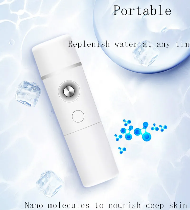 Face Spray Steamer Portable Handheld Nano Humidifier Facial Ultrasonic Ozone Face Cold Sprayer Beauty Hydrating Skin Care Tools
Face Spray Steamer Portable Handheld Nano Humidifier Facial Ultrasonic Ozone Face Cold Sprayer Beauty Hydrating Skin Care Tools