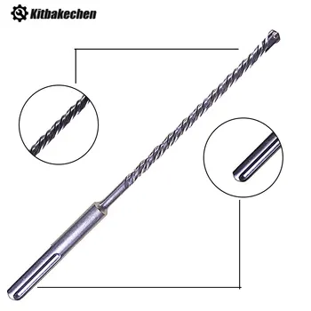 

6/8/10/12/14mm 210 mm Long Round Handle SDS Double Groove Cross Electric Hammer Drill Impact Drill Bit Hard Alloy