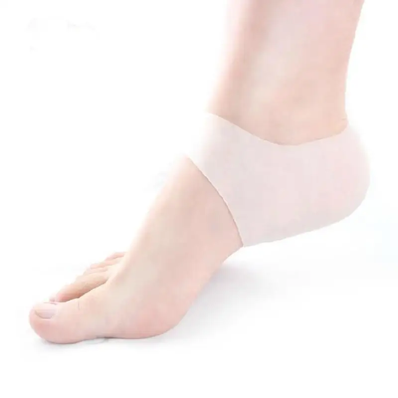 Skin Softening Medical Grade Silicone Gel Heel Sleeves for Dry Cracked Heel Fasciitis Pain Relief 1 Pair
Skin Softening Medical Grade Silicone Gel Heel Sleeves for Dry Cracked Heel Fasciitis Pain Relief 1 Pair