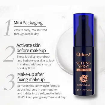 40ml Hydrating Long-lasting Oil-control Lasting Makeup Foundation Makeup Moisturizing Setting Face Cosmetics Toner Fix Spra
40ml Hydrating Long-lasting Oil-control Lasting Makeup Foundation Makeup Moisturizing Setting Face Cosmetics Toner Fix Spra