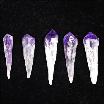 3pcs Natural Amethyst Quartz Cluster Crystal Rod Point Specimen Scepter Lucky Spirit Healing Natural Gem And Crystal Energy
3pcs Natural Amethyst Quartz Cluster Crystal Rod Point Specimen Scepter Lucky Spirit Healing Natural Gem And Crystal Energy