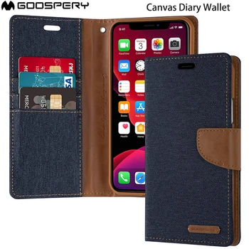 Original MERCURY GOOSPERY Wallet Case Canvas Diary Denim Stand Flip Cover For iPhone 6 6s 7 8 Plus X XS max XR 11 PRO 11pro MAX
Original MERCURY GOOSPERY Wallet Case Canvas Diary Denim Stand Flip Cover For iPhone 6 6s 7 8 Plus X XS max XR 11 PRO 11pro MAX