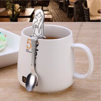 Mermaid Spoon Mini Handle Coffee Spoons Flatware Stainless Steel Drinking Tools Cup Accessories Scoops Creative Kitchen Gadget
Mermaid Spoon Mini Handle Coffee Spoons Flatware Stainless Steel Drinking Tools Cup Accessories Scoops Creative Kitchen Gadget