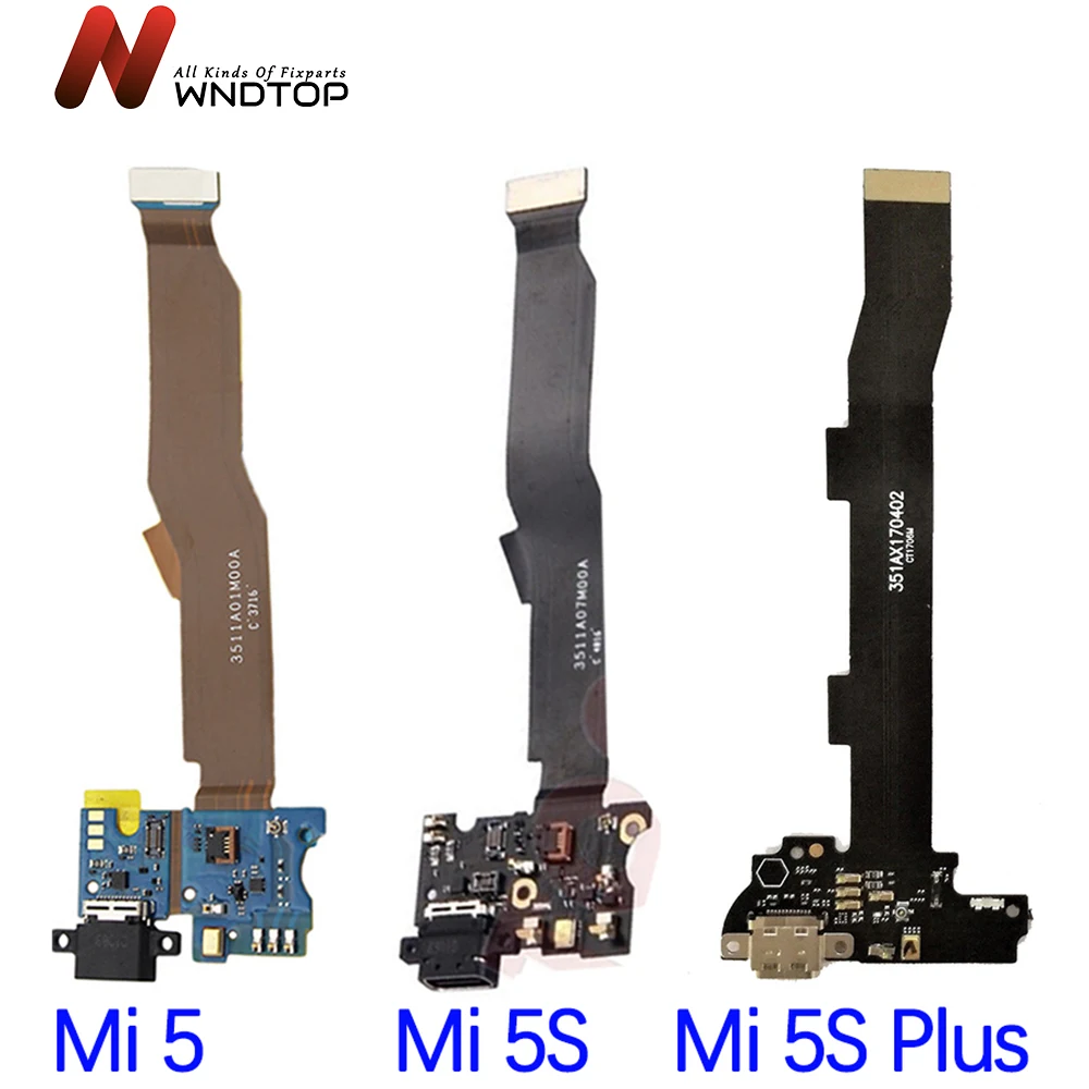 Гибкий кабель для зарядки Mi5 MI 5S Plus 5X запасные части док-станции USB гибкий