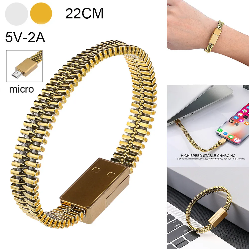 Micro USB Cable Travel USB Charger Creative Bracelet Charger Android phone Micro USB Data Sync Fast Charging Cable
Micro USB Cable Travel USB Charger Creative Bracelet Charger Android phone Micro USB Data Sync Fast Charging Cable