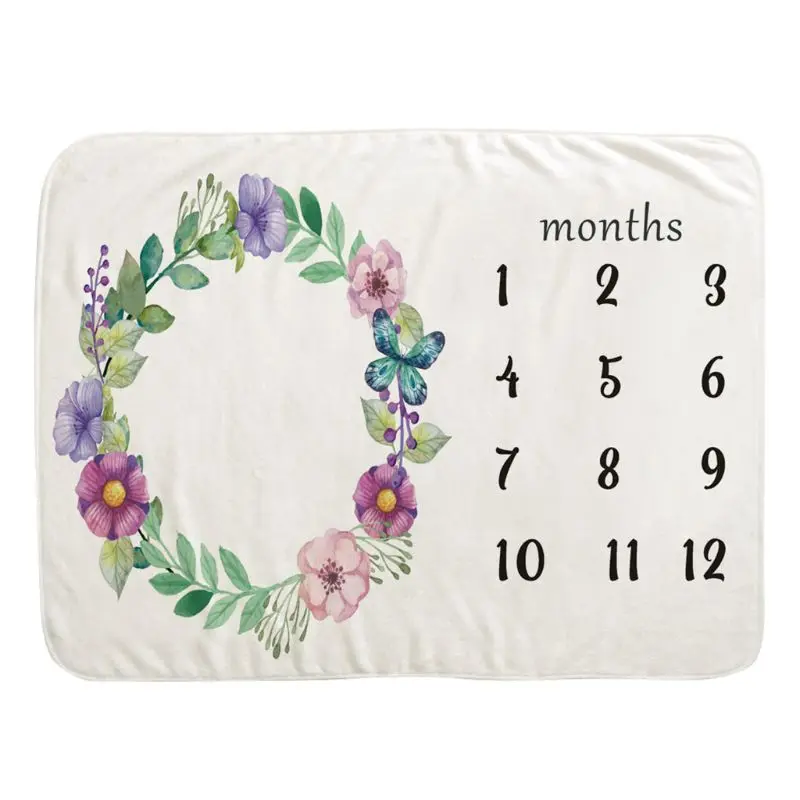2020 Baby Monthly Record Growth Milestone Blanket Wreath Pattern Photography Props A2UB
2020 Baby Monthly Record Growth Milestone Blanket Wreath Pattern Photography Props A2UB