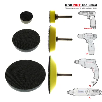 3Pcs 1"/2"/3" Backup Sanding Pad+3Pcs 1"/2"/3" Soft Interface Pad Fit all handle Drills For Sanding Polishing Grinding.
3Pcs 1"/2"/3" Backup Sanding Pad+3Pcs 1"/2"/3" Soft Interface Pad Fit all handle Drills For Sanding Polishing Grinding.