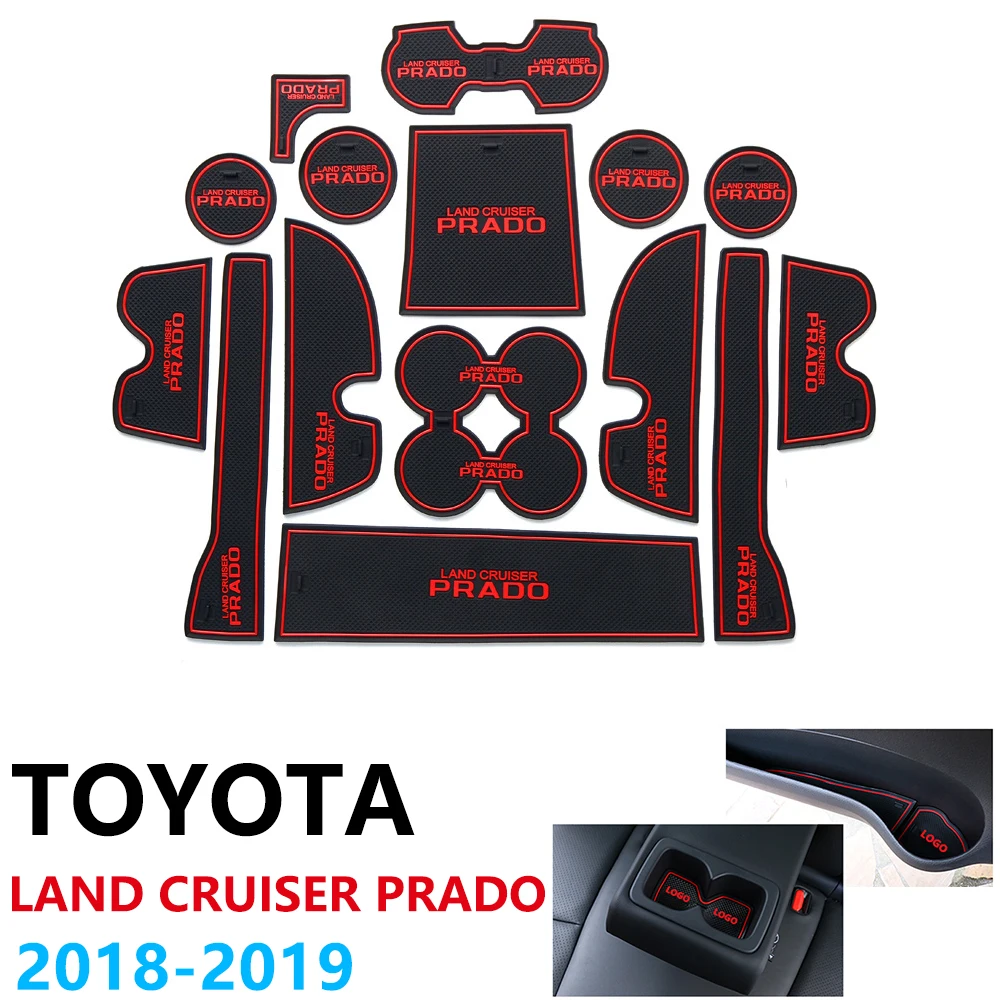 Anti-Slip Rubber Cup Cushion Door Groove Mat for Toyota Land Cruiser Prado 150 Series Facelift LC150 J150 2018 2019 Accessories
Anti-Slip Rubber Cup Cushion Door Groove Mat for Toyota Land Cruiser Prado 150 Series Facelift LC150 J150 2018 2019 Accessories