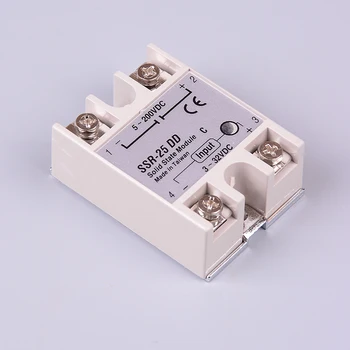 1pc Solid State Relay SSR-25DD 25A AC Control DC Relais 3-32VDC To 5-60VDC SSR 25AA
1pc Solid State Relay SSR-25DD 25A AC Control DC Relais 3-32VDC To 5-60VDC SSR 25AA