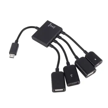 Rechargeable Micro USB Hub OTG Connector Spliter Power Charging Cable For Smart phone Computer Tablet PC Data Wire
Rechargeable Micro USB Hub OTG Connector Spliter Power Charging Cable For Smart phone Computer Tablet PC Data Wire