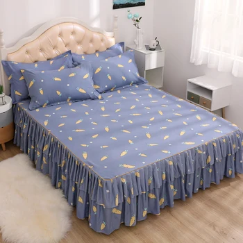3pcs Ruffle Bedspread Covers Printed Fitted Bed Sheet Cover Non-Slip Mattress Cover Twin Queen King Bed Skirt with Pillowcase
3pcs Ruffle Bedspread Covers Printed Fitted Bed Sheet Cover Non-Slip Mattress Cover Twin Queen King Bed Skirt with Pillowcase