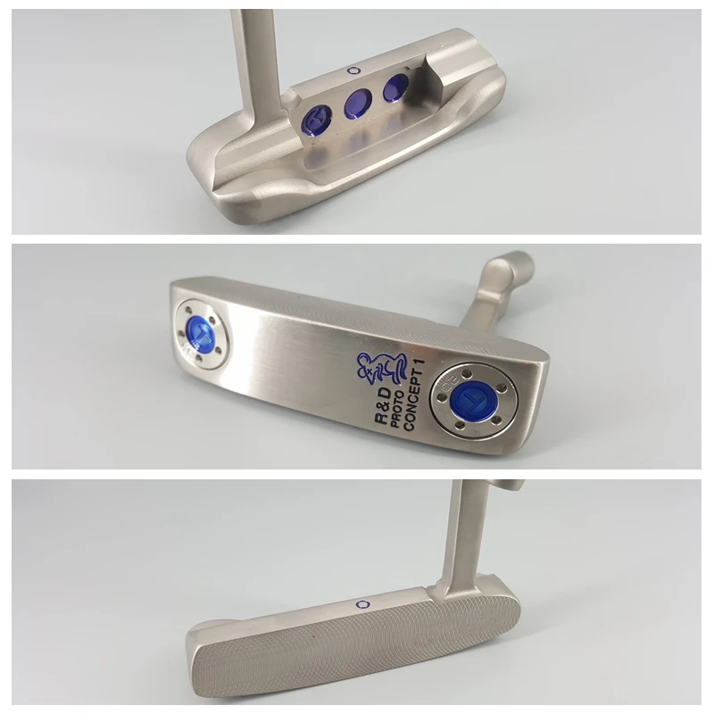 

Concept 1 Rat R&D Proto Golf club putters Golf Putter Blue Color With headcover shaft 33 34 35 inch