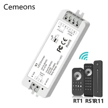 V1 DC5-24V 8A PWM Wireless LED Dimmer Controller 2.4G 4 Zone LED Touch Remote Controller Dimmer for Single Color LED Strip Light
V1 DC5-24V 8A PWM Wireless LED Dimmer Controller 2.4G 4 Zone LED Touch Remote Controller Dimmer for Single Color LED Strip Light