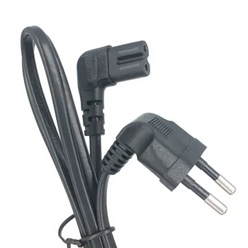 EU CEE7/16 extension cord, Figure 8 C7 AC power cord European type right angled 90 degree to IEC C7 Power Lead Adapter Cable
EU CEE7/16 extension cord, Figure 8 C7 AC power cord European type right angled 90 degree to IEC C7 Power Lead Adapter Cable