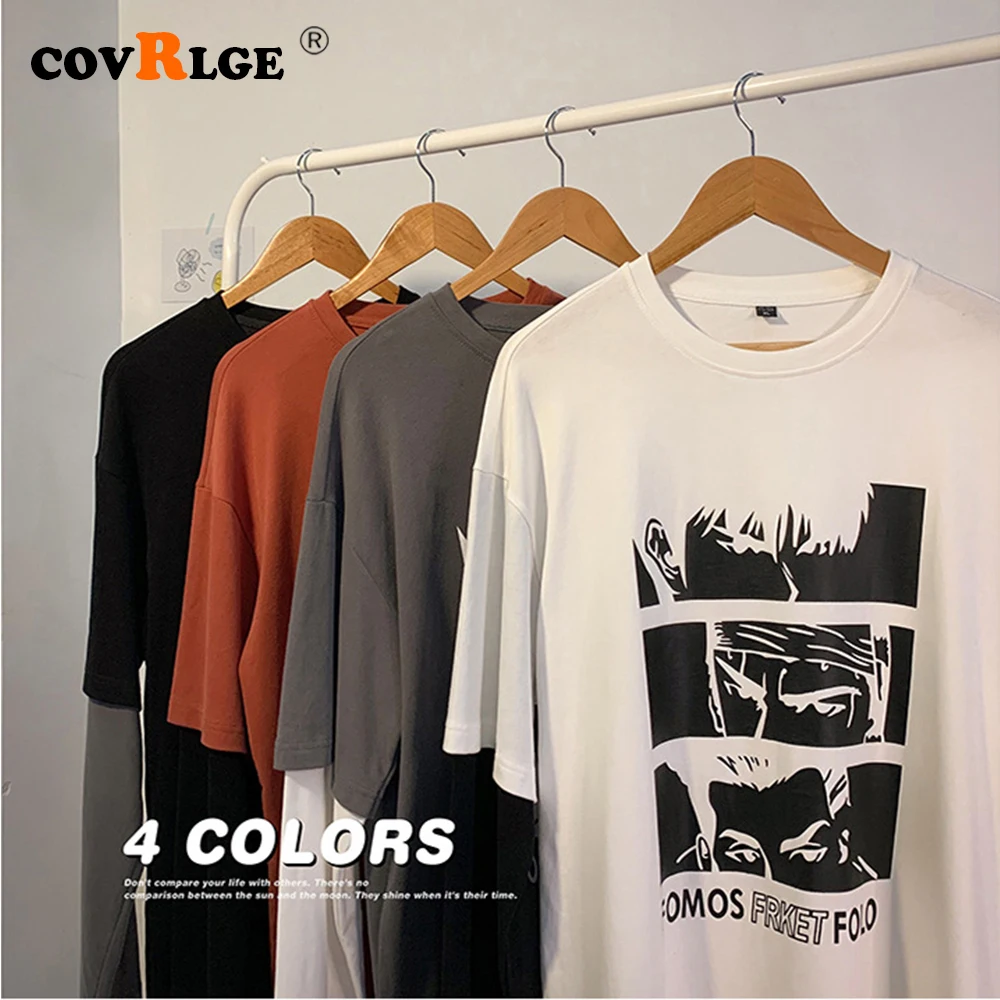 Long-sleeve Fake Two-piece Fashion Men Women Hong Kong Style Contrast Stitching Loose Top Anime Cartoon Printing T-shirt MTL125
Long-sleeve Fake Two-piece Fashion Men Women Hong Kong Style Contrast Stitching Loose Top Anime Cartoon Printing T-shirt MTL125