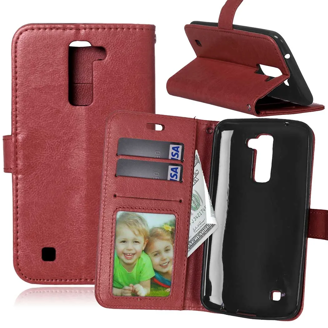 

Case Back Cover Casing Leather Wallet Phone Cases for LG X5 X MAX K580 K8 Phoenix 2 Escape 3 K350N Screen K500N view K500DS